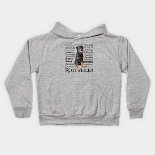 Rottweiler Traits Kids Hoodie